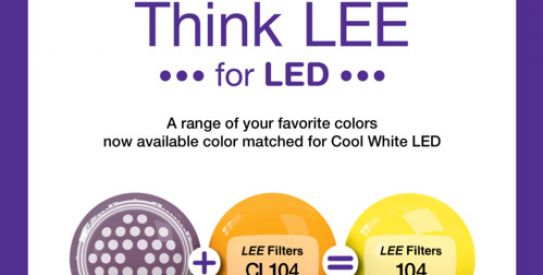 Introdução da nova gama de filtros LED de LEE Filters.