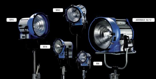 Novo projetor M8 que completa a gama ARRI M-SERIES de iluminao HMI